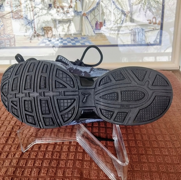 Women's Puma "Riaze Prowl" Black Ash Ice Dye Mesh Running Shoes. Size 6.5. Exc!! - Picture 7 of 11